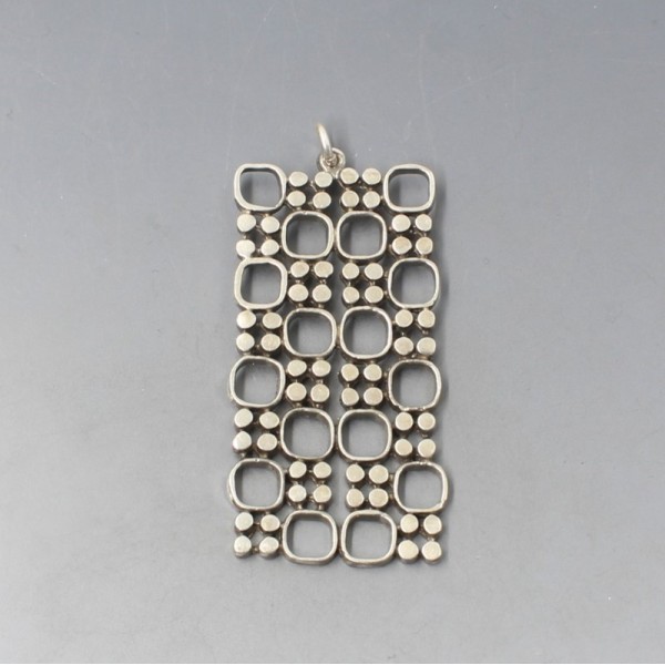 Rare Jorma Laine Kultateollisuus KY 830 Silver Pendant